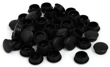 пластиковые резьбовые крышки диаметром 15 мм с отверстиями Черный 50 шт. 2