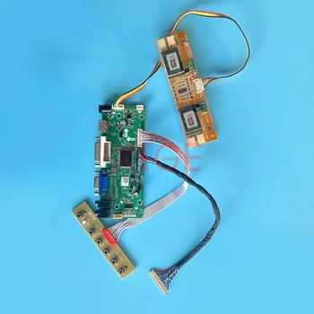 Плата контроллера драйвера ЖК-дисплея Подходит для M201P1-L01/L02/L03/L05 30Pin LVDS HDMI-Совместимый VGA DVI 4CCFL Комплект экрана монитора DIY 1400*1050 5
