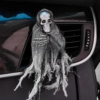 Подарок на Хэллоуин для ароматерапии автомобиля-скелета Предметы интерьера нового автомобильного магазина Solid Perfume 9