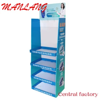 Полка CustomFactory напольный шкаф для продвижения OEM супермаркета синий крючок для полки с лекарствами полка для гофрированной бумаги DPQ 10
