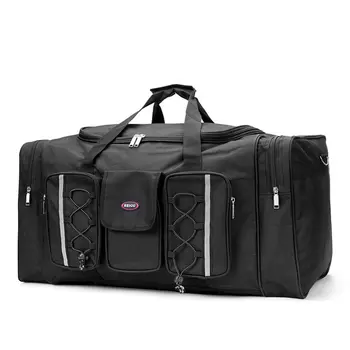 Портативная водонепроницаемая сумка для багажа из ткани Оксфорд большой емкости, клетчатая сумка для перемещения, складная сумка для хранения 7