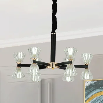 Постмодернистский свет в скандинавском стиле роскошная креативная декоративная люстра для столовой спальни подвесные светильники 6