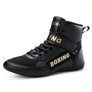 Профессиональные Борцовские Ботинки Унисекс Для Спортзала, Большой Размер 35-47, Боксерские Ботинки Для Бокса, Дышащая Мужская Боевая Обувь 10