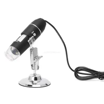 Прямая поставка 1600X USB цифровой микроскоп Камера Эндоскоп 8 светодиодная Лупа с удерживающей подставкой 11