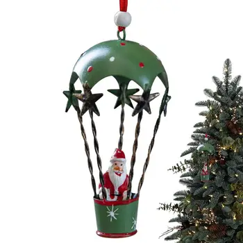 Рождественское Украшение 2023 Года Из Кованого Железа Рождественский Воздушный Шар Лось Снеговик Санта Клаус Кулон Рождественская Елка Подвесной Орнамент 1