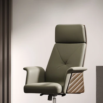 Роскошное офисное кресло босса, офисная кожа, в котором можно прилечь, вздремнуть, сменить бизнес, удобное и малоподвижное, 2