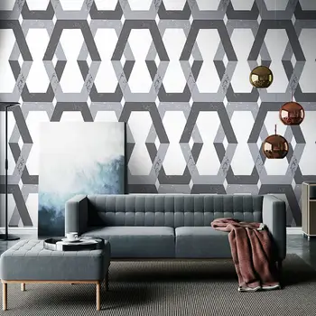 Рулон обоев с геометрической решеткой в скандинавском стиле, Домашний декор, обои для гостиной, спальни, Фон для дивана, Papel De Parede Fashion 10