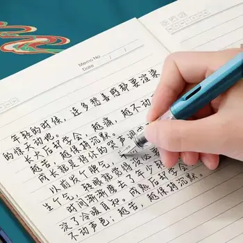 Ручка в национальном стиле, винтажная китайская авторучка со сменной чернильной капсулой, канцелярские принадлежности для гладкого письма, ручка для студентов 5