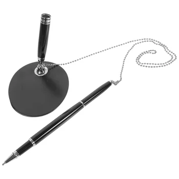 Ручка с цепочкой Настольная Фирменная ручка Столешница Бизнес-ручка Офисный аксессуар 12