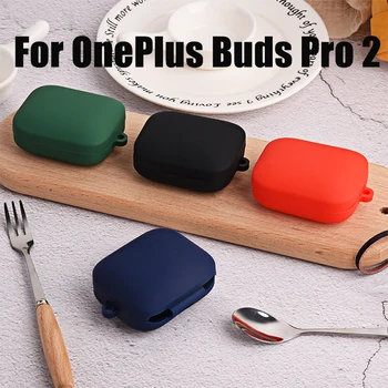 Силиконовый чехол для OnePlus Buds Pro 2 Buds Z Защитный Чехол для наушников OnePlus Buds Pro 2 Pro2 Case Аксессуары Для гарнитуры Shell 5