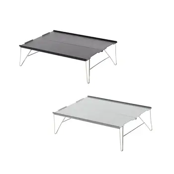 Складной столик, квадратный мини-столик, многофункциональный приставной столик для ноутбука, маленький складной стол для пикника в саду на открытом воздухе 6