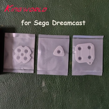 Сменные Силиконовые кнопки Для игрового контроллера Sega Dreamcast DC токопроводящая резиновая Накладка Клавишные Накладки кнопки 8