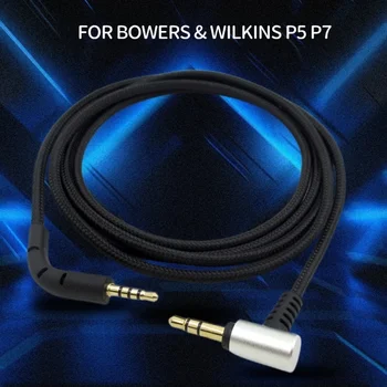 Сменный кабель для наушников Bowers & P7 от 3,5 мм до 2,5 мм, кабель в нейлоновой оплетке, шнур 1,2 метра / 4 фута 8