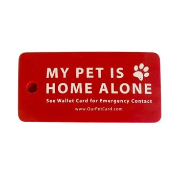 Собака, кошка дома одна, аварийная карта оповещения и брелки для ключей с карточками вызова экстренных контактов, Брелок для экстренных контактов для домашних животных 13