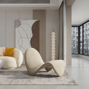 Современные Стулья Для спальни Роскошная Опора Nordic Relax Chair Односпальная Гостиная Для Чтения Дизайнерская Мебель Muebles De La Sala Японская Мебель 3