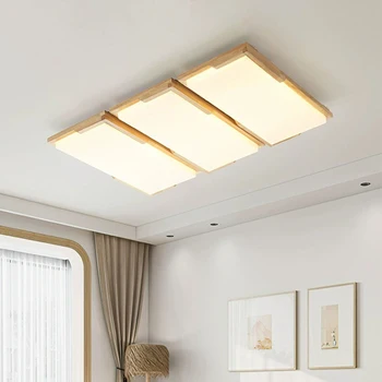 Современный акриловый светодиодный потолочный светильник AiPaiTe с плавной регулировкой яркости для круглых/ прямоугольных потолочных светильников в гостиной, столовой