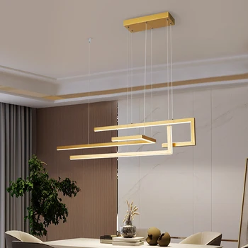 Современный светодиодный подвесной светильник Nodic Gold, Подвесная Люстра для кухни ресторана, офиса, кофейни, декоративных светильников в помещении 12