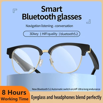 Солнцезащитные очки с Bluetooth, умные очки с открытыми ушами для прослушивания музыки и совершения телефонных звонков с поляризованной защитной линзой UV400 2