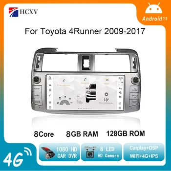 Стиль экрана 10,3 дюйма Для Toyota 4Runner 2009-2019 Android 11,0 Авто Стерео Автомобильный Радио Мультимедийный Плеер GPS Навигация 6