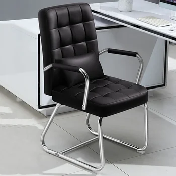 Удобное офисное кресло с черной спинкой Эргономичное Компьютерное кресло-качалка Бесплатная Доставка Cadeira De Escritorio Мебельная комната Офис 1