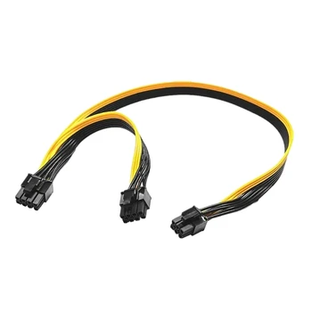 Удобный кабель-адаптер F3KE от 6PIN до 8PIN, Удлинительный кабель питания Y-Splitter, поддерживает быструю зарядку и передачу данных 9