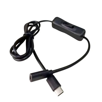 Удобный удлинительный кабель USB C от мужчины к женщине с возможностью включения / выключения для Raspberry 4 и других устройств Type C. 3