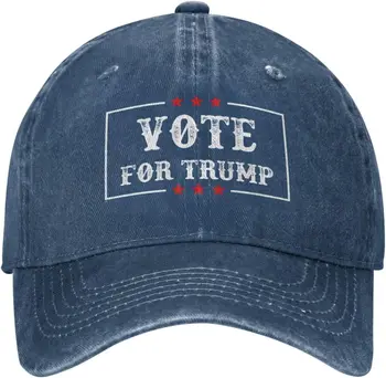 Фотография с изображением Трампа, Голосуйте за шляпу Трампа для мужчин, бейсболку, винтажные шляпы