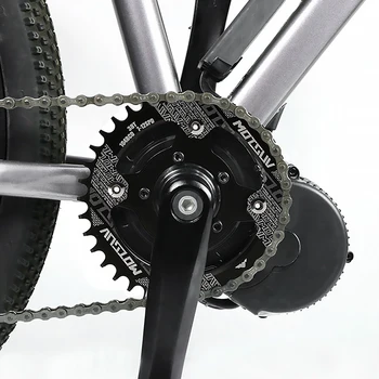 Цепное колесо горного велосипеда Коленчатый вал из алюминиевого сплава с одной пластиной MTB Велосипедное Цепное колесо 36T 11