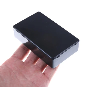 Черный пластиковый водонепроницаемый чехол Корпус электронного проектного инструмента DIY Box Корпус распределительной коробки блока питания 10x6x2,5 см 11