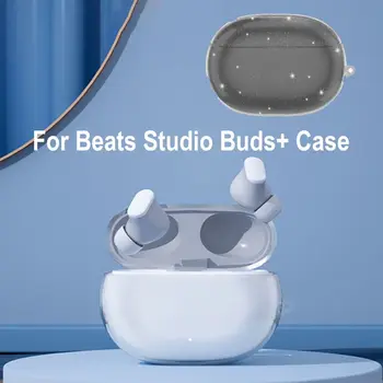 Чехол для наушников Beats Studio Buds + Беспроводные наушники Защитный чехол Противоударный чехол для наушников Bluetooth Мягкий Прозрачный 15