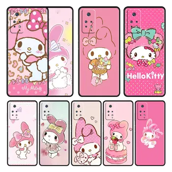 Чехол для телефона Xiaomi Redmi Note 11T 11S 11 10 8 Pro 9 9S 9T 8T для Mi 10 8 9A 9C 10C K40 K50 My Melody Розового цвета Purikura Love 9