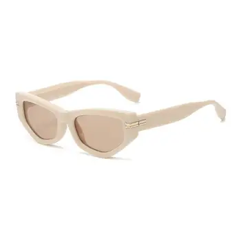 Шикарные, острые, модные, универсальные, уникальные винтажные солнцезащитные очки Cool Street, ретро-солнцезащитные очки для мужчин и женщин, винтажный кошачий глаз 6