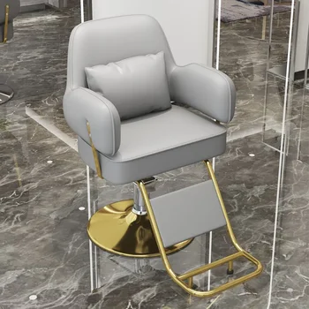 Эргономичные профессиональные парикмахерские кресла для маникюра, парикмахерские кресла для парикмахерской, поворотная мебель Sedia Girevole HY 16